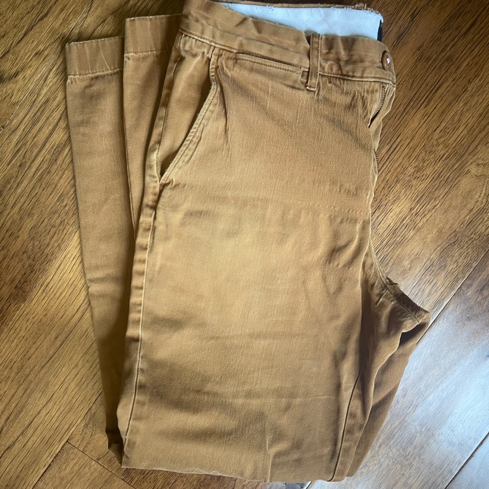Men’s Gold/Dark Tan J Crew Chinos size 32x32